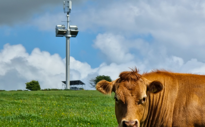 The new tower is being trialled in Wales before a potential roll out to other locations. Credit: Vodafone