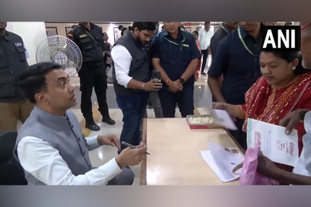 Goa CM Pramod Sawant holds Janta Darbar in Sanquelim, listens to grievances of people