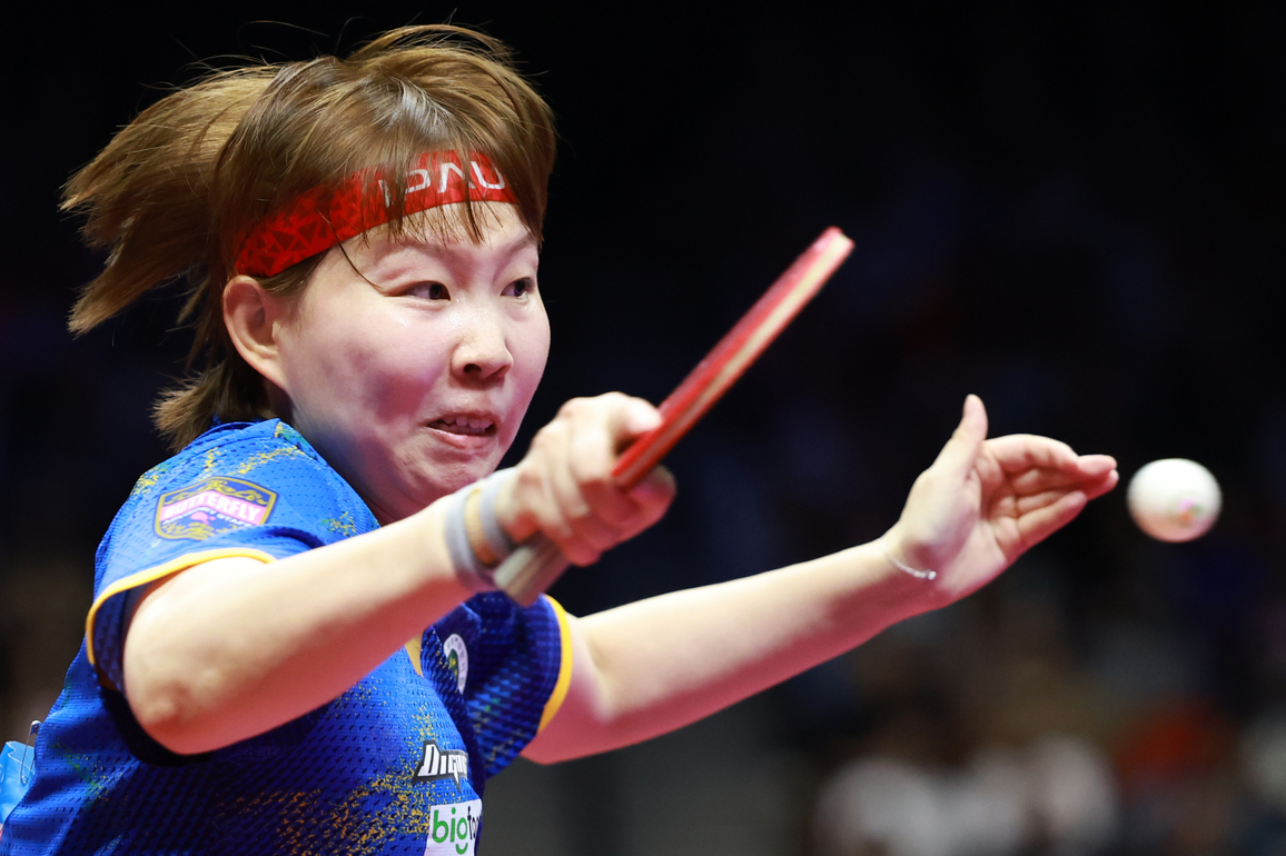 (SP)CHINA-15TH NATIONAL GAMES-TABLE TENNIS-WOMEN'S SINGLES-BRONZE MEDAL MATCH (CN)