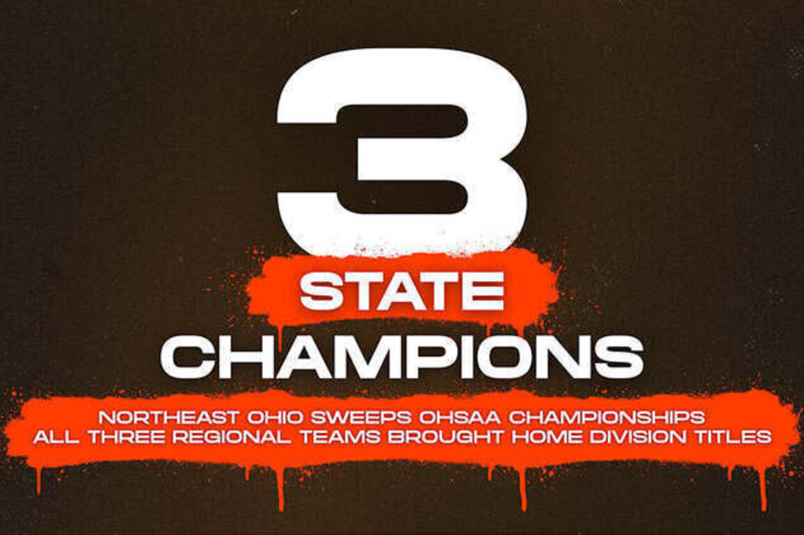 Northeast Ohio dominated the 2025 OHSAA State Championships