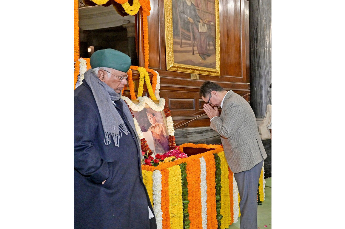 Kiren Rijiju pays tribute to Netaji Subhas Chandra Bose on his 129th birth anniversary