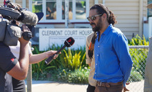 Coedie McAvoy outside Clermont Magistrates Court on April 12. 