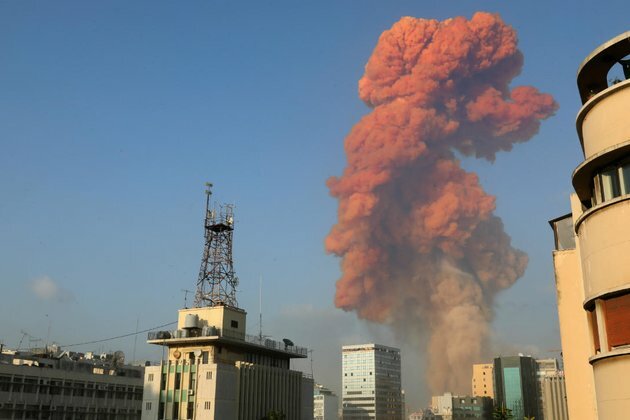 At least two deadly massive explosions rock Lebanese capital Beirut