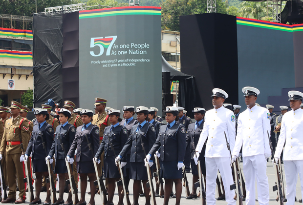 MAURITIUS-PORT LOUIS-57TH INDEPENDENCE ANNIVERSARY-CELEBRATION