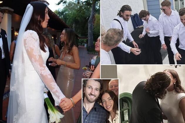 Marcus Bontempelli ties the knot with ice hockey-star partner in stunning California wedding