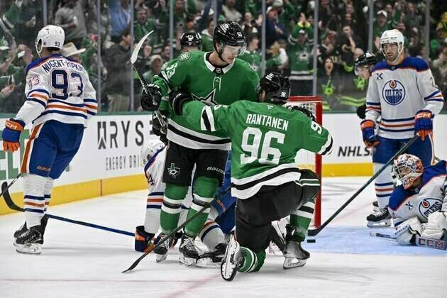 Mikko Rantanen's 300th, 301st goals help Stars top Oilers in shootout