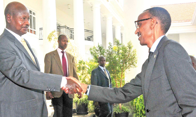 Museveni writes to Kagame Museveni writes to Kagame