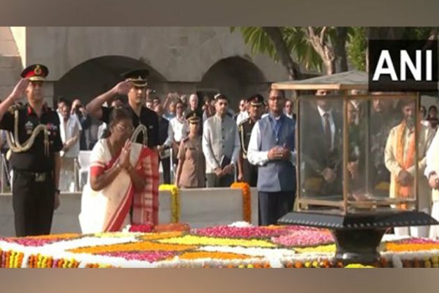 Gandhi Jayanti: President Droupadi Murmu pays homage to Mahatma Gandhi at Rajghat
