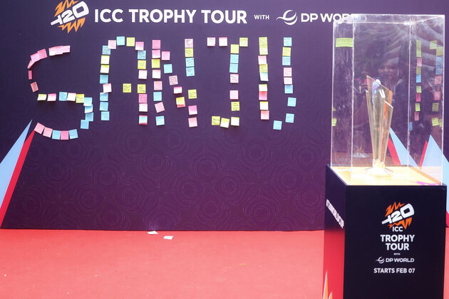 ICC Men's T20 WC Trophy Tour reaches alma meters of Hardik, Ishan, Samson