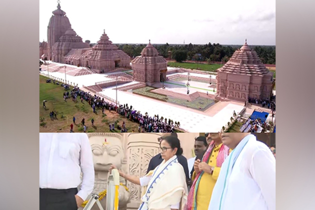 West Bengal CM Mamata Banerjee attends 'Pran Pratishtha' ceremony of Shri Jagannath Temple in Digha