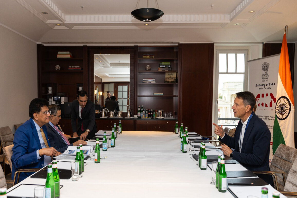 "Delighted to hear his confidence in India's growth story": Piyush Goyal on meeting Airbus Chairman Rene Obermann