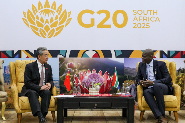 SOUTH AFRICA-JOHANNESBURG-FM-CHINA-WANG YI-MEETING