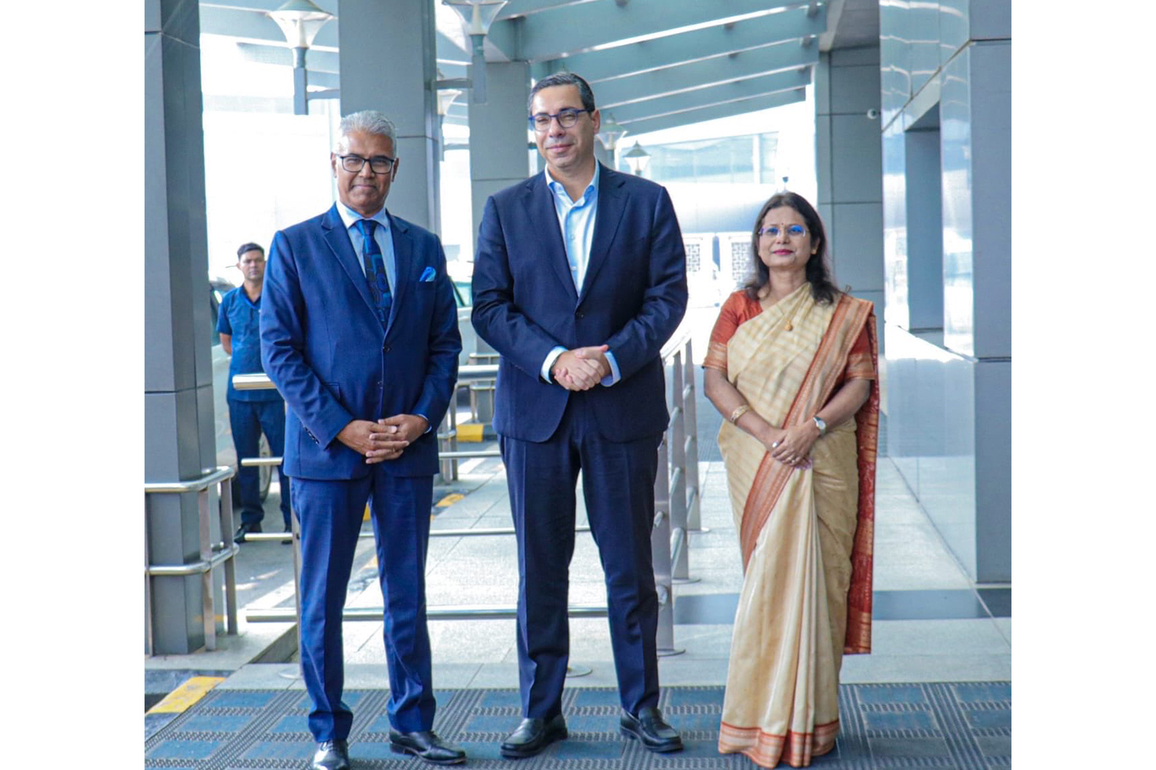 Cyprus Foreign Minister Constantinos Kombos arrives in India on first official visit