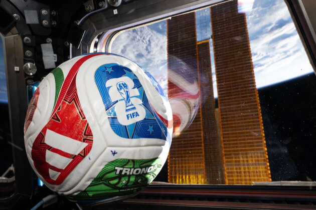 FIFA World Cup ball, Trionda, reaches space as NASA studies football technology aboard ISS
