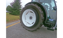  Trelleborg's Pneutrac tyre is the latest in tyre technology. Picture courtesy Trelleborg.