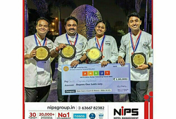 NIPS Wins National Culinary Title at Amrut AICTE Millet Recipe Competition