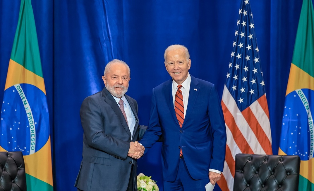 Presidentes Lula, do Brasil, e Joe Biden, dos EUA