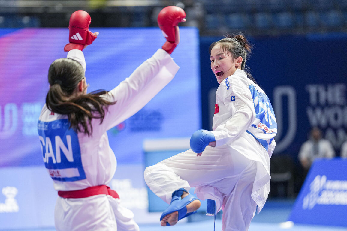 (SP)CHINA-CHENGDU-THE WORLD GAMES 2025-KARATE-WOMEN-KUMITE -55KG POOL ROUND(CN)