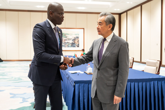 CHINA-HUNAN-CHANGSHA-WANG YI-SOUTH AFRICA-FM-MEETING (CN)