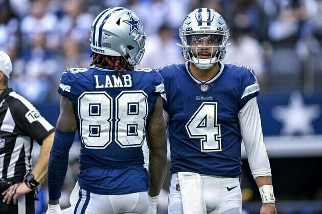 Cowboys WR CeeDee Lamb injures leg at Bears