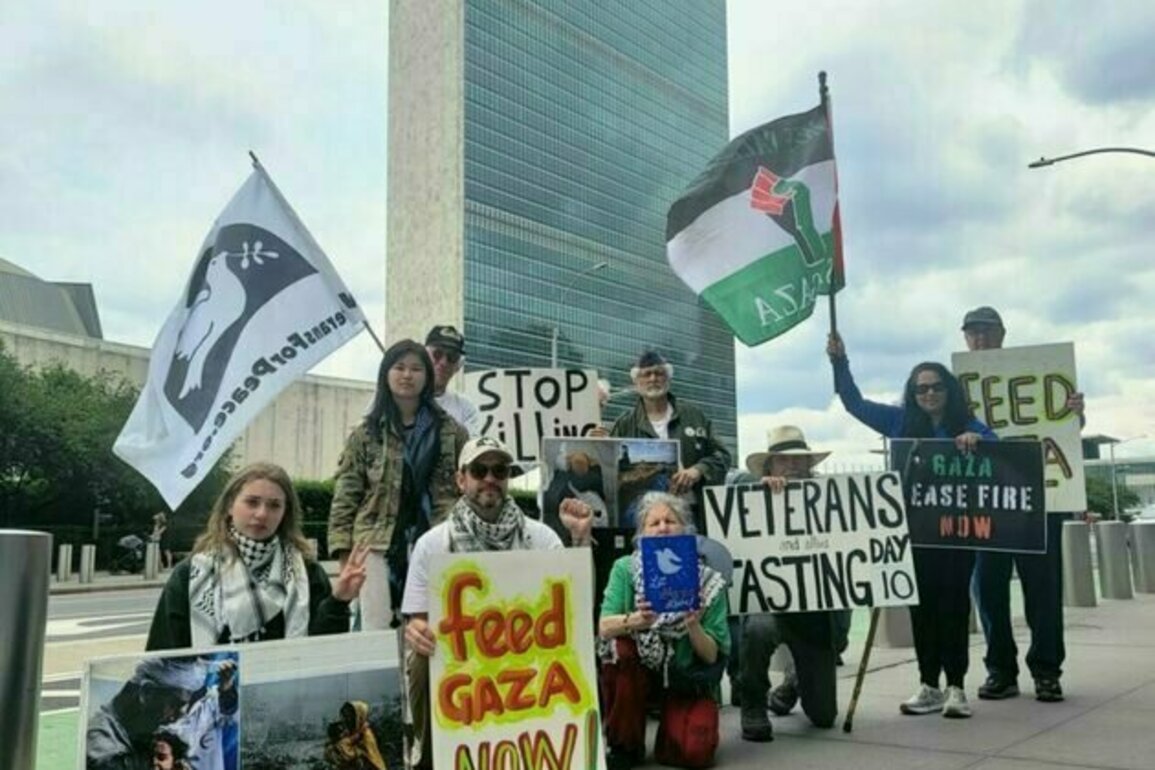 Interview with Veterans and Allies: 10 Days into the "Fast for Gaza" at the United Nations in NYC