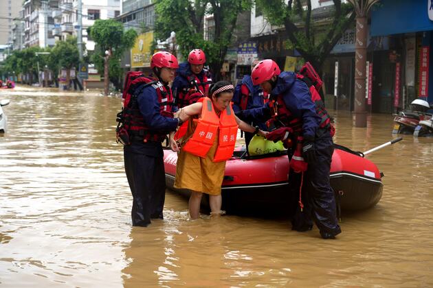 Update: Six dead in southwest China flooding