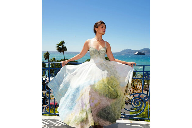Alia Bhatt brings dreamy Riviera elegance to Cannes 2026 in hand-painted couture