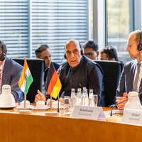 Defence Minister Rajnath Singh calls for enhanced India-Germany defence industrial partnerships in Berlin
