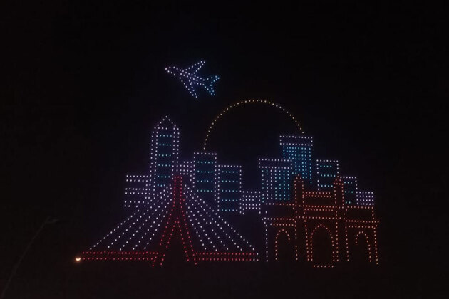 1,515 drones deck sky ahead of Navi Mumbai International Airport operational launch