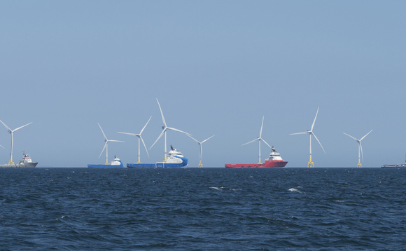 Oil support boats moored near an offshore wind farm in Aberdeen | Credit: iStock