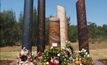 The State Miners Memorial at Ipswich. 