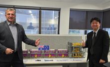 Chief executive of thyssenkrupp nucera Australia Dr Johann Rinnhofer and PGS managing director James Rhee