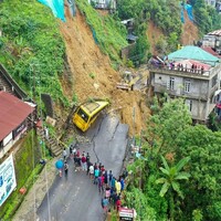 Flash floods and landslides kill four people in Mizoram