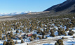  Aerial footage of the reverse circulation rig drilling the Cadillac Valley Target looking northeast toward Resurrection Ridge