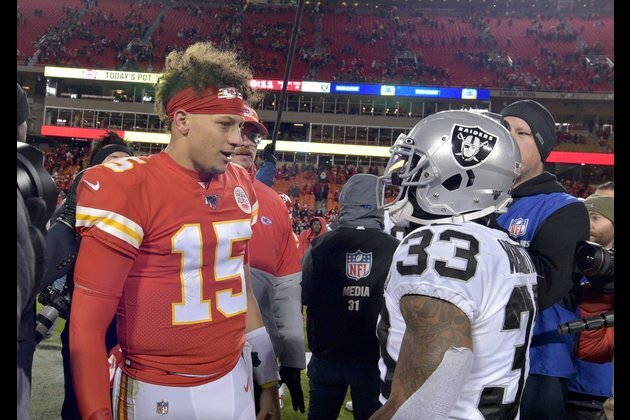 Report: Chiefs add ex-Raiders RB Washington