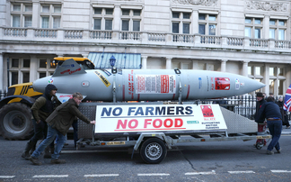Budget Day protest organiser says event 'was million times better' thanks to Met Police tractor ban