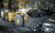 The R1700 LHD at work; Caterpillar is currently testing its automated LHD at an Australian gold mine