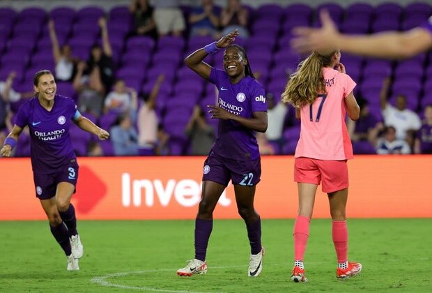 Barbara Banda (2 goals, 1 assist) leads Pride over Courage