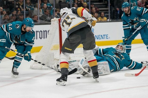 Logan Couture lifts Sharks over Knights in overtime