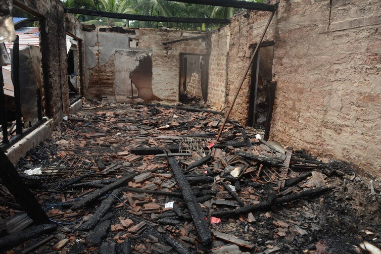 SRI LANKA-HORANA-ELDERLY CARE FACILITY-FIRE-AFTERMATH