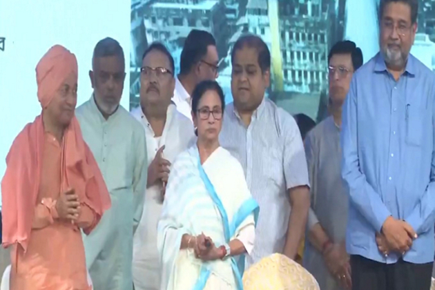 West Bengal CM Mamata Banerjee inaugurates Kalighat skywalk in Kolkata