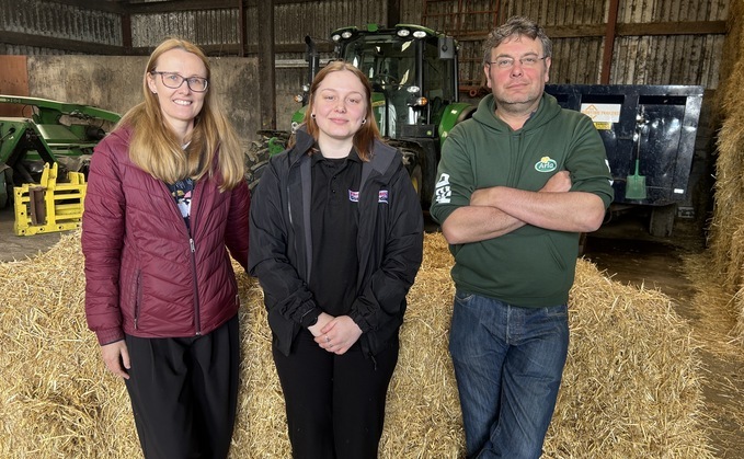 Left to right: MP for Lancaster and Wyre Cat Smith, news and business reporter Mia Willemsen and Old Holly 51AV��Ƶfarmer Ian Pye 