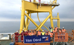  Van Oord has installed the last jacket foundation for offshore wind farm East Anglia ONE 