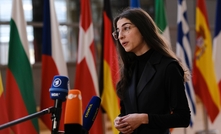 Romina Pourmokhtari, Sweden's minister for the environment, at the European Environment Council in Brussels, Belgium on 16 March 2023. Photo: Alexandros Michailidis