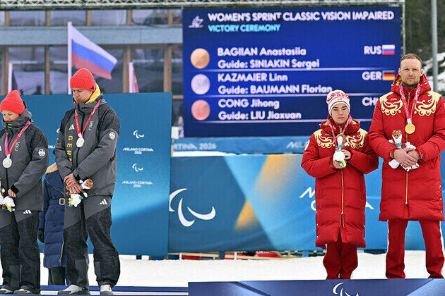 German athletes snub Russian Paralympic champions