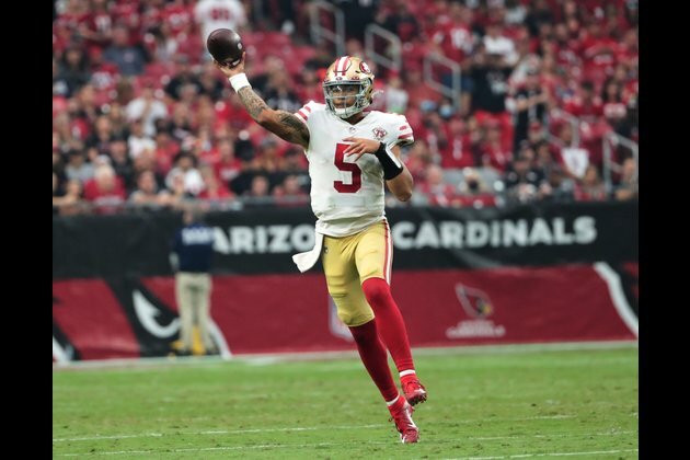 49ers' Trey Lance nurses minor knee sprain