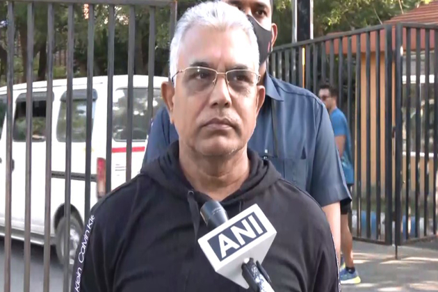 "Afraid of patriotism and nationalism": BJP's Dilip Ghosh over Pinarayi Vijayan criticisism over RSS anthem on Kerala Vande Bharat