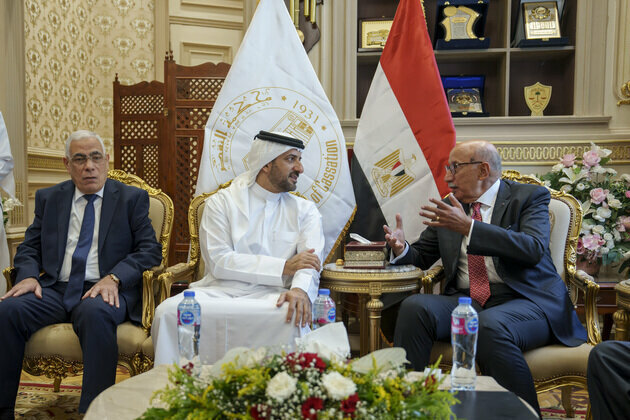 Sultan bin Ahmed visits Court of Cassation in Egypt