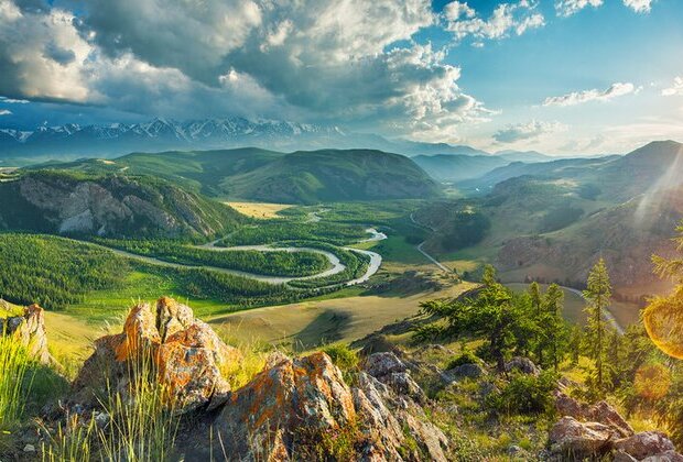 5 main mountain ranges of Russia