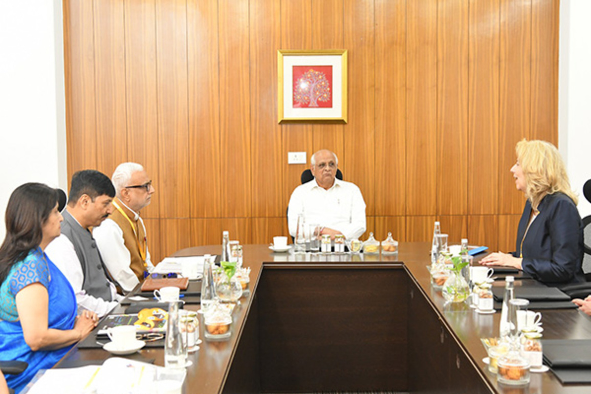 Gujarat: CM Bhupendra Patel holds meetings with Netherlands Ambassador, seven global semiconductor leaders